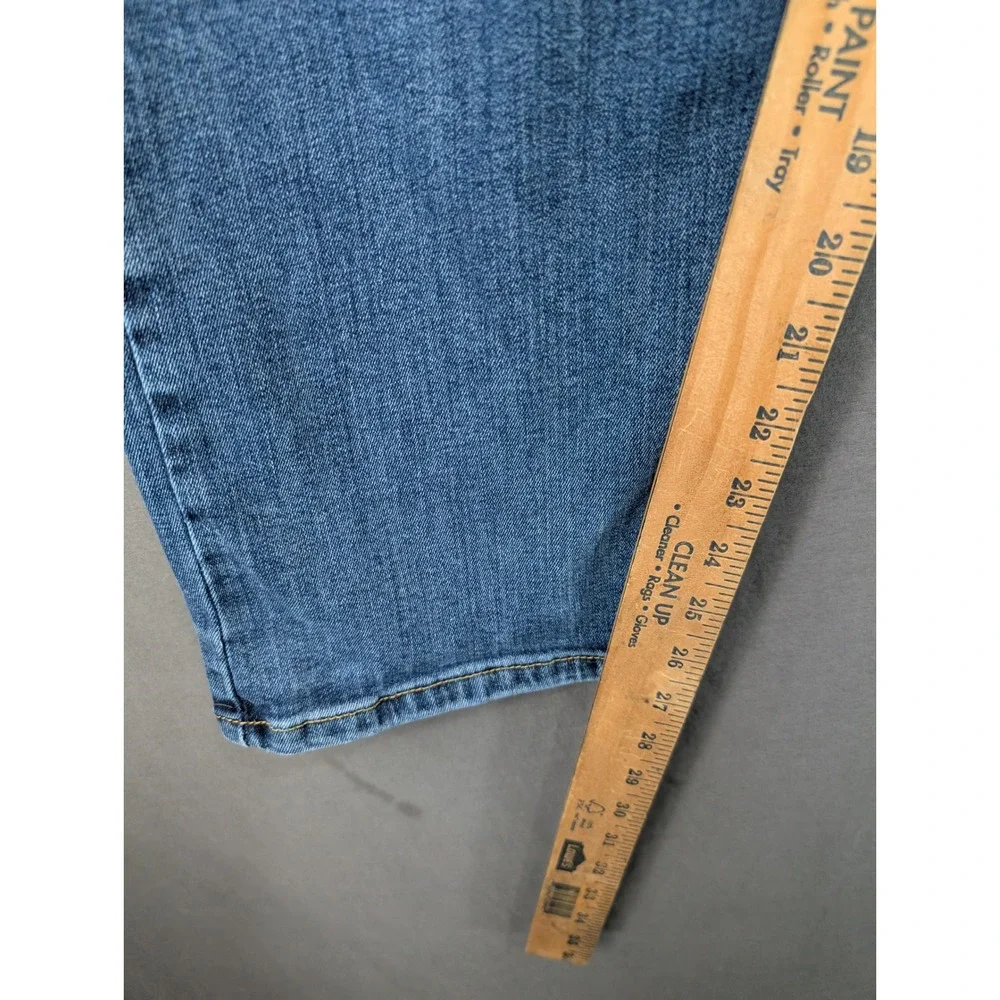 Levis 502 Regular Taper Jeans Blue Denim 36x30 Mens Stretch Pant